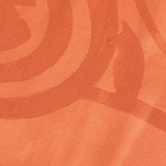 Loewe Silk Fringe Orange Stole Shawl Scarf Women's